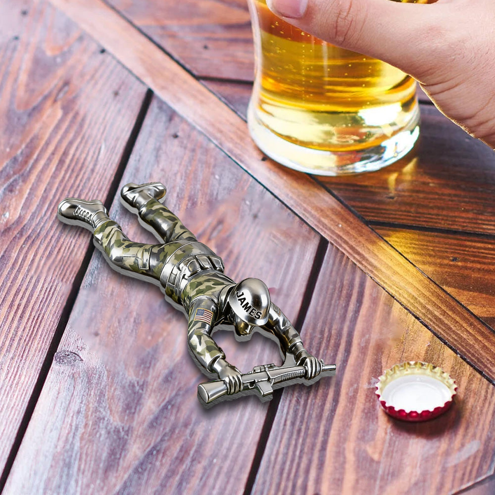 Beer Time - Personalized Veteran Bottle Opener