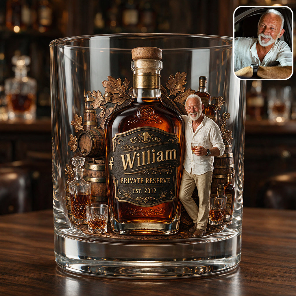 Love Whiskey, Bourbon - Personalized Whisky Whiskey Glass