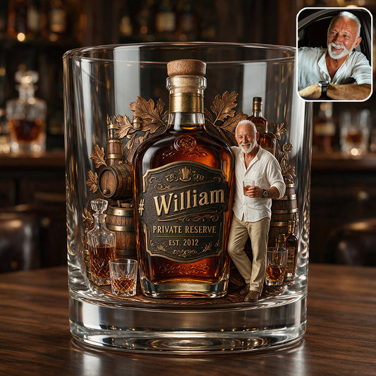 Love Whiskey, Bourbon - Personalized Whisky Whiskey Glass