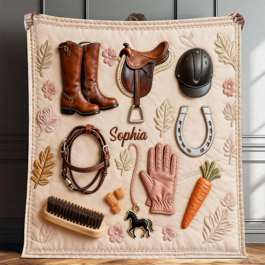 Love Horses - Personalized Horse Blanket