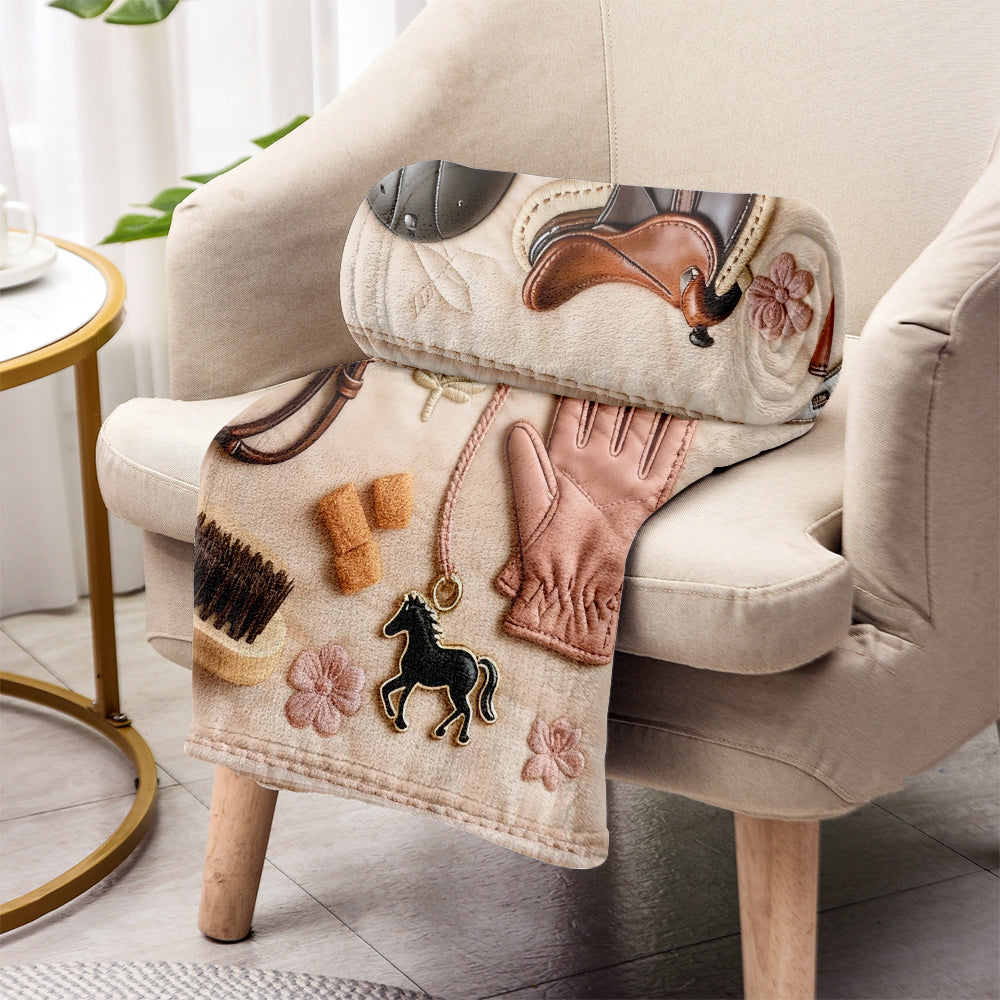 Love Horses - Personalized Horse Blanket
