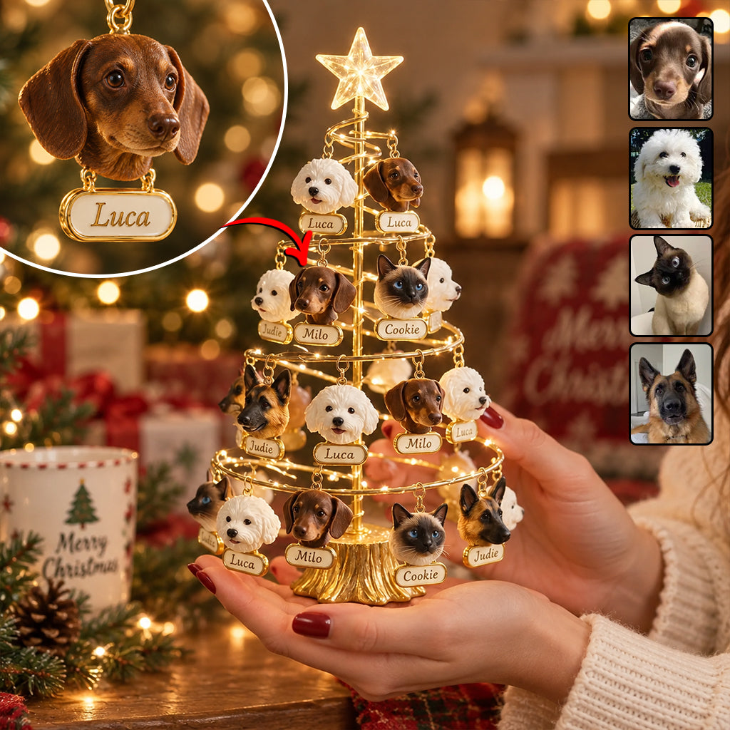 Christmas Tree Pet - Personalized Dog 3D Plaque