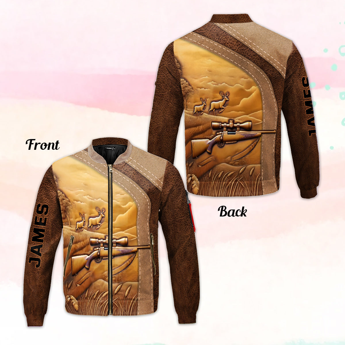 Love Hunting - Personalized Hunting Bomber Jacket