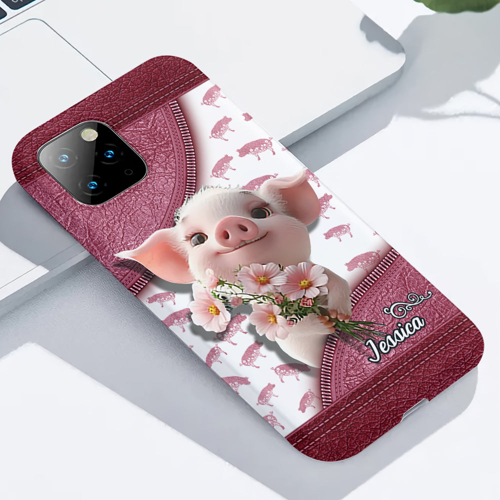 Love Pig - Personalized Pig Lover Full Print Phone Case