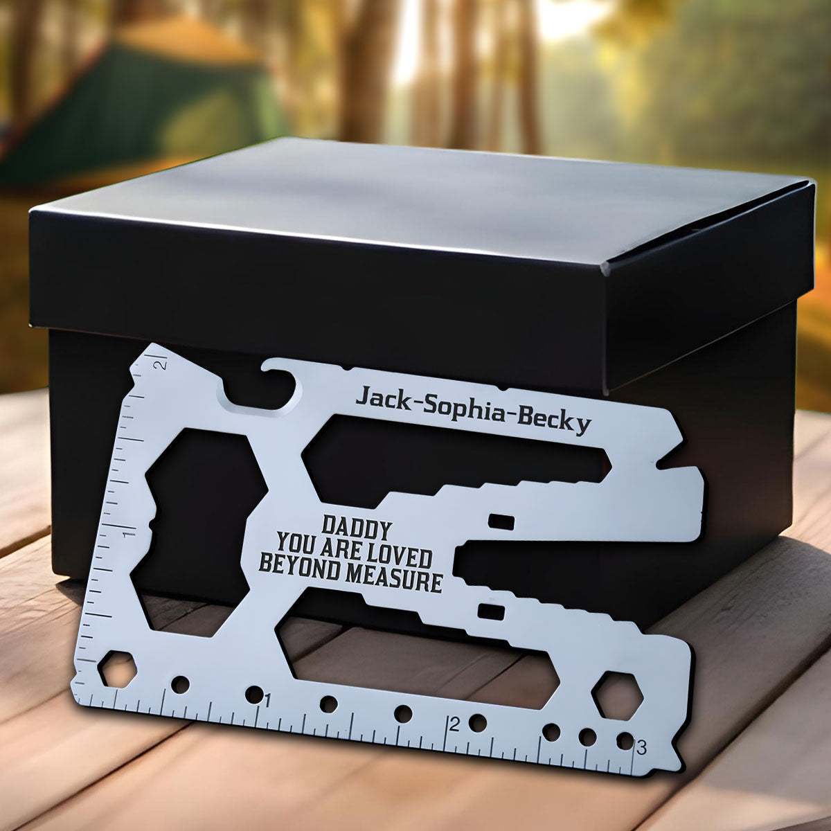 Daddy You Are Loved Beyond Measure - Personalized Father Metal Multitools Sheet