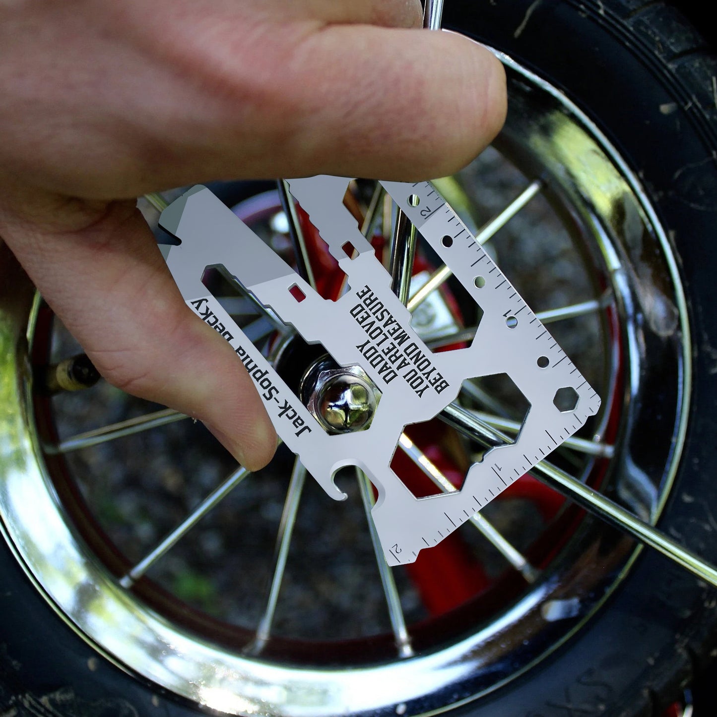 Daddy You Are Loved Beyond Measure - Personalized Father Metal Multitools Sheet