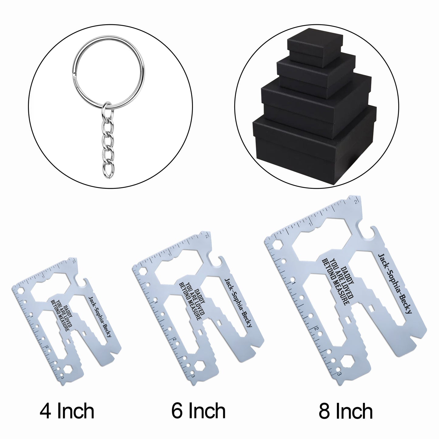 Daddy You Are Loved Beyond Measure - Personalized Father Metal Multitools Sheet