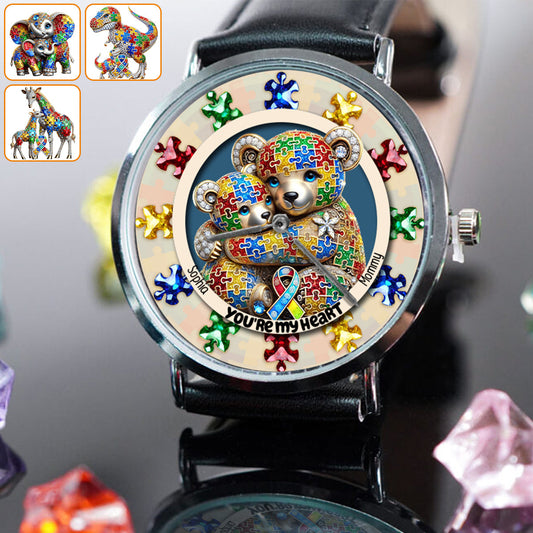 You Are My Heart - Personalized Autism Awareness Hand Watch