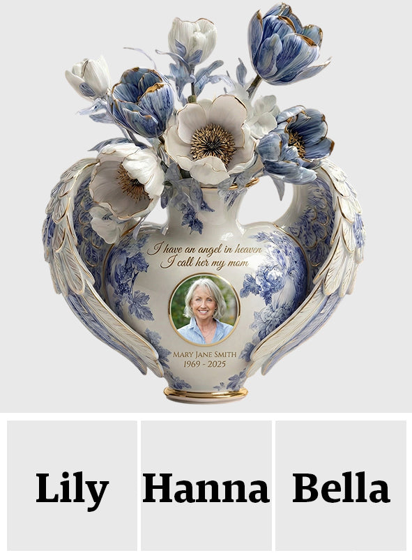 Toile De Jouy Floral - Personalized Memorial Custom Shaped Acrylic Plaque