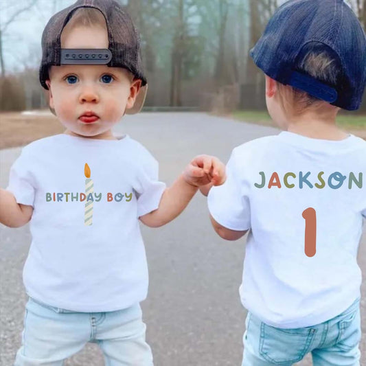 Happy Birthday - Personalized Birthday Kid T-Shirt