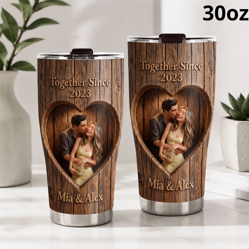 Together Since - Personalized Couple Tumbler