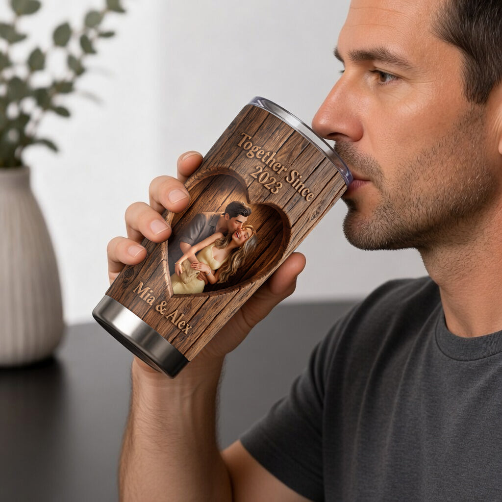 Together Since - Personalized Couple Tumbler