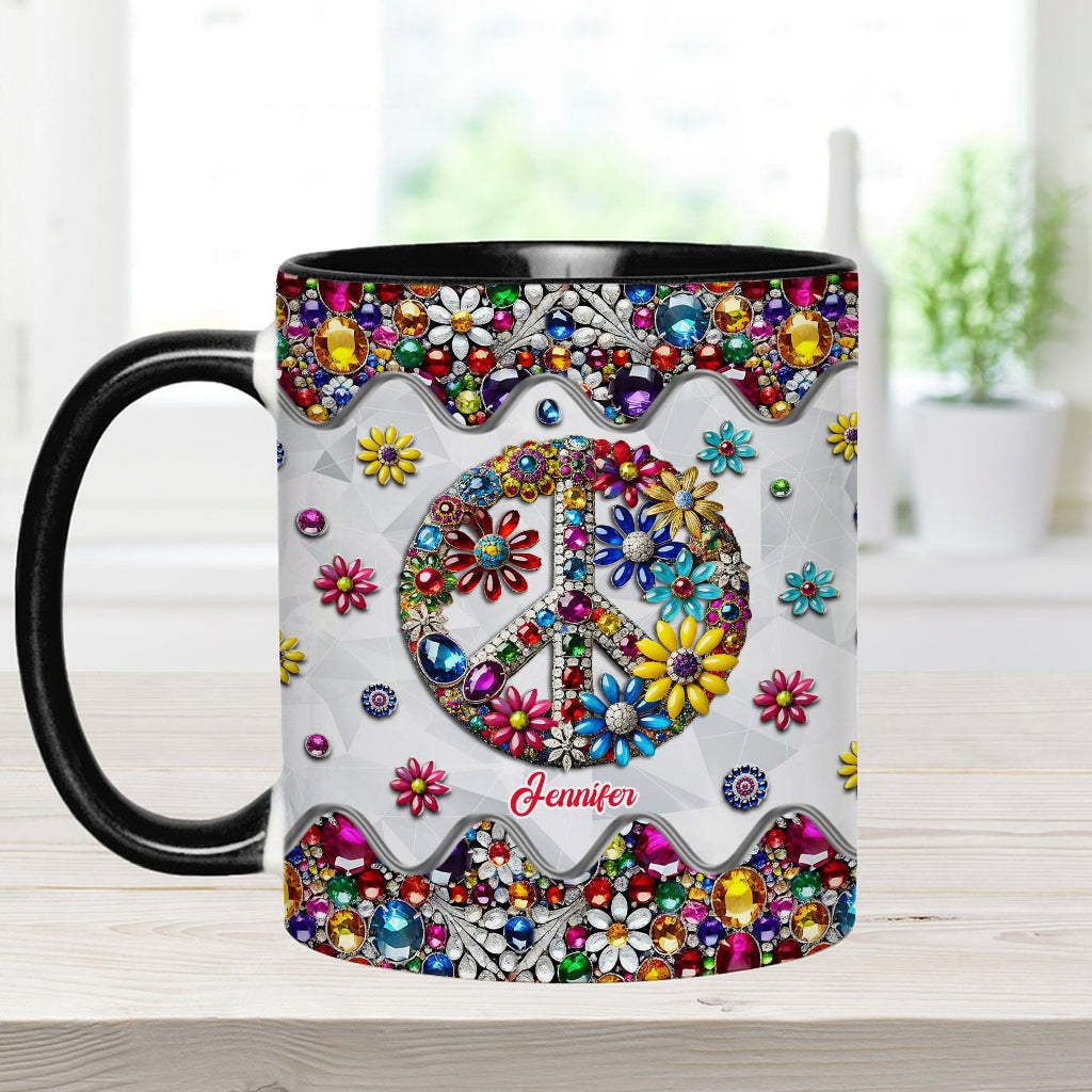 Hippie Soul - Personalized Hippie Accent Mug