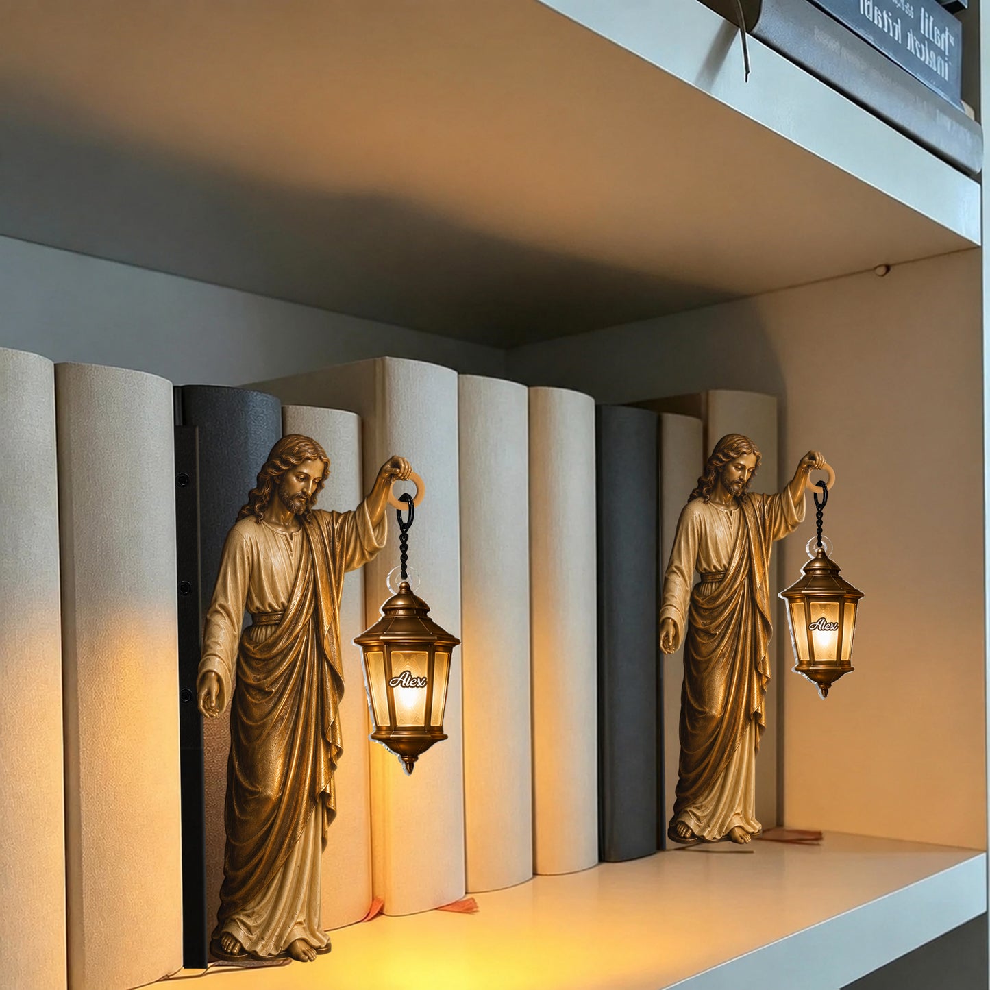 Believer - Personalized Christian Bookshelf Lamp