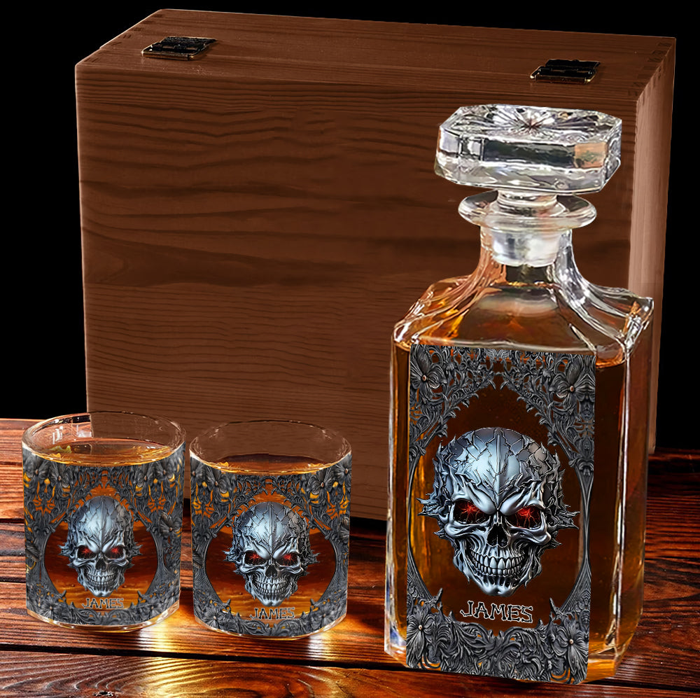 Cool Skull - Personalized Skull Whiskey Glass