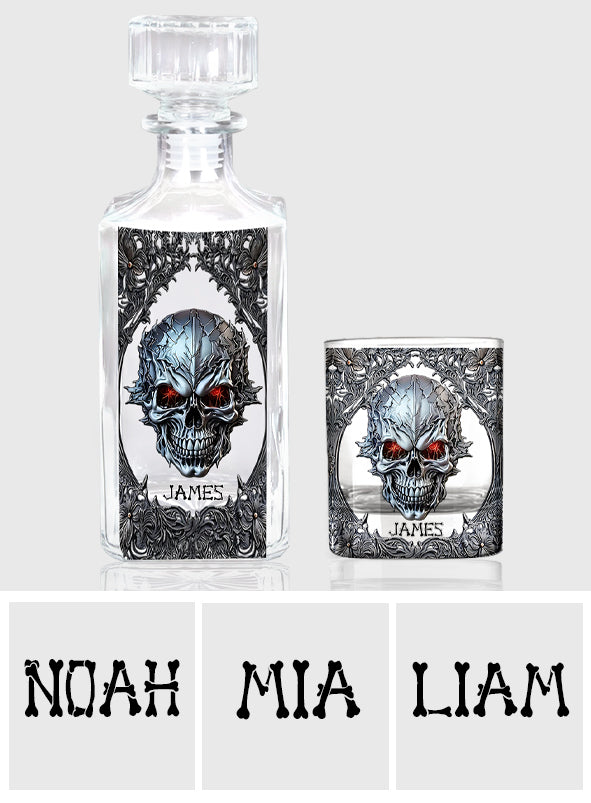 Cool Skull - Personalized Skull Whiskey Glass
