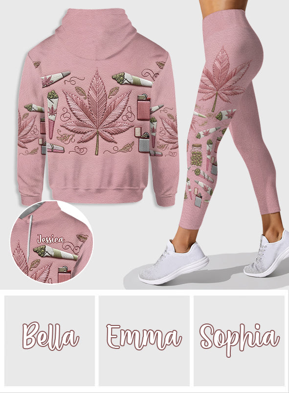 Stoner Chic - Personalized Weed Hoodie and Leggings