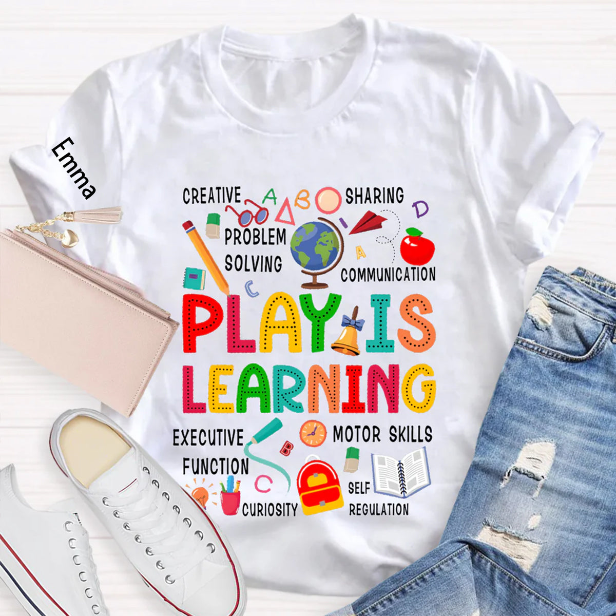 Back To School - Personalized Teacher All Over Shirt