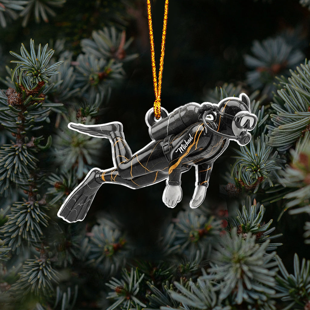 Love Scuba Diving - Personalized Scuba Diving Ornament