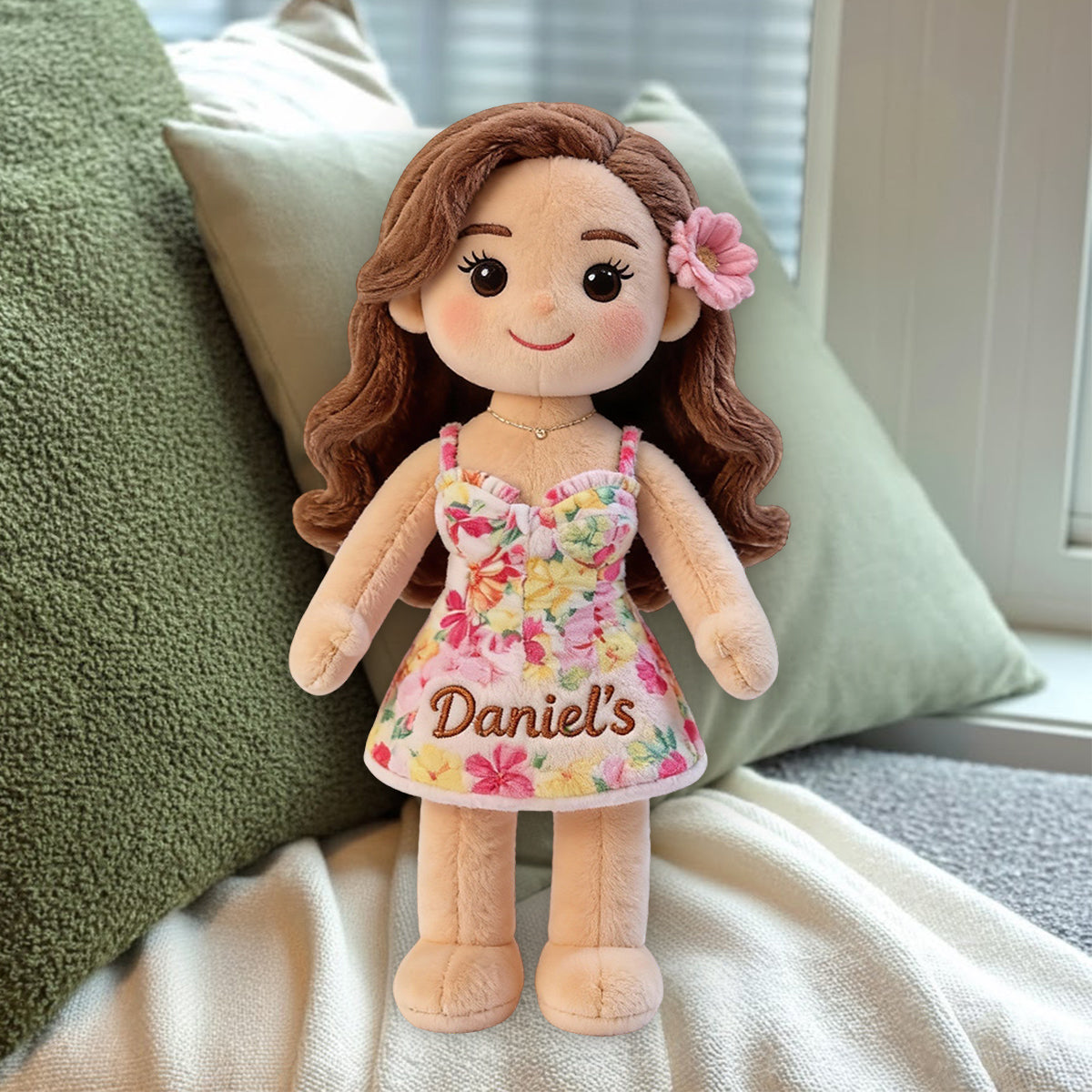 Custom From Any Photo - Personalized Couple Premium Faux Fur Pillow