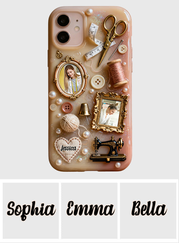 Love Sewing - Personalized Sewing Full Print Phone Case