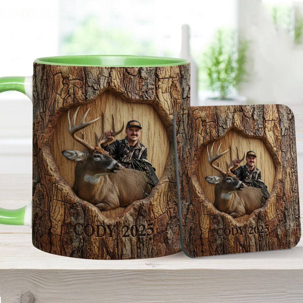 Custom From Any Photo - Personalized Hunting Accent Mug & Coaster