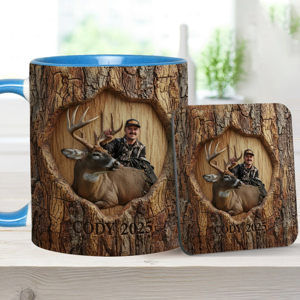 Custom From Any Photo - Personalized Hunting Accent Mug & Coaster