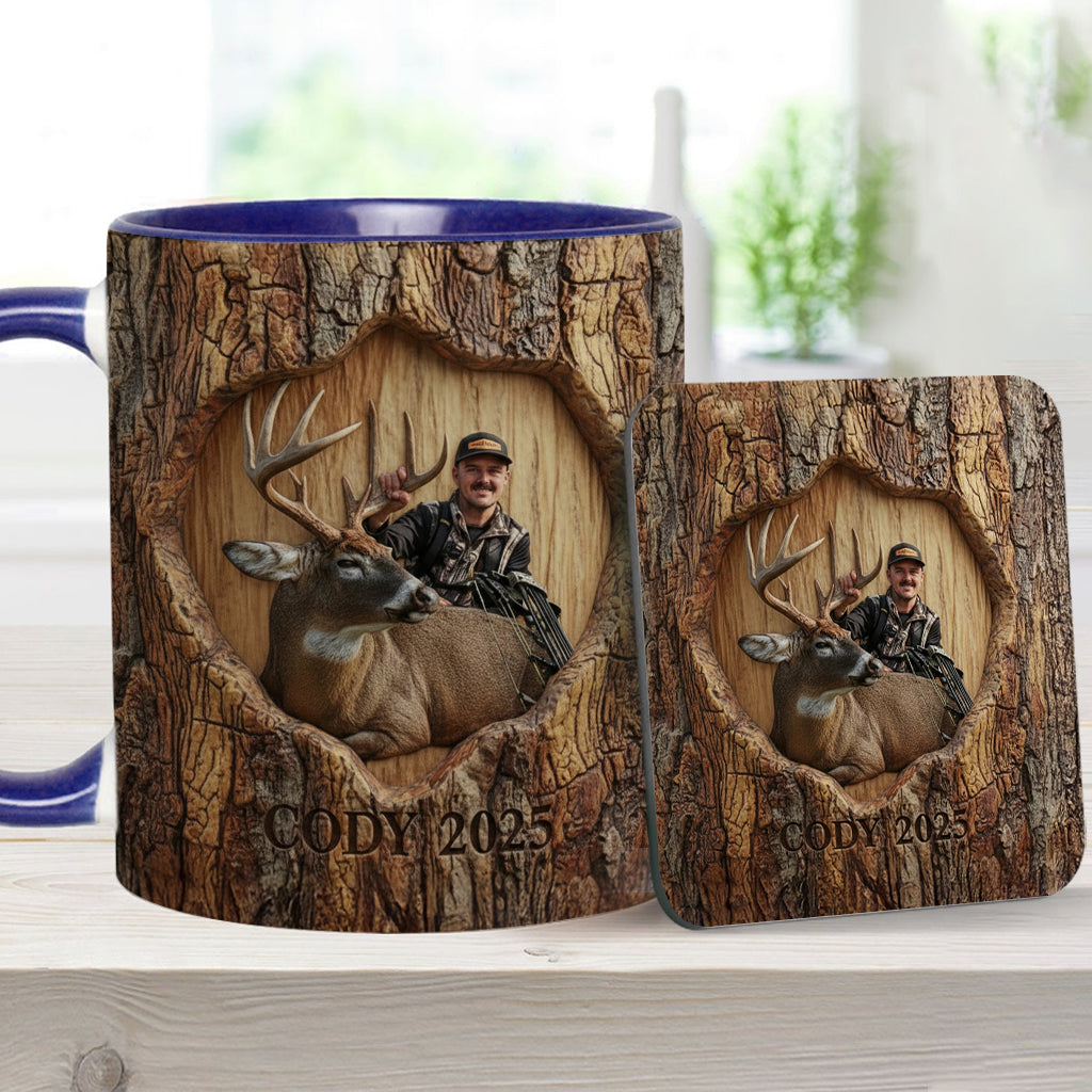 Custom From Any Photo - Personalized Hunting Accent Mug & Coaster
