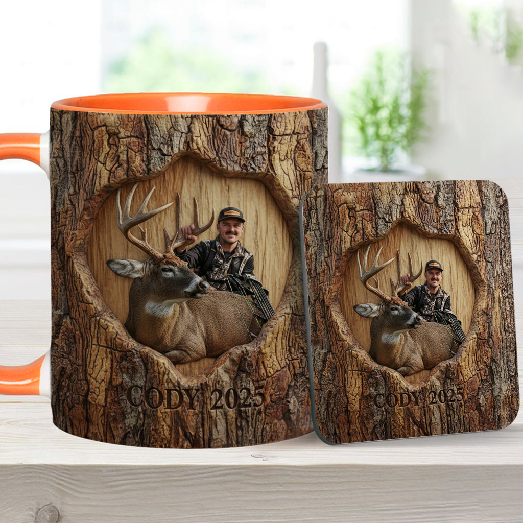 Custom From Any Photo - Personalized Hunting Accent Mug & Coaster