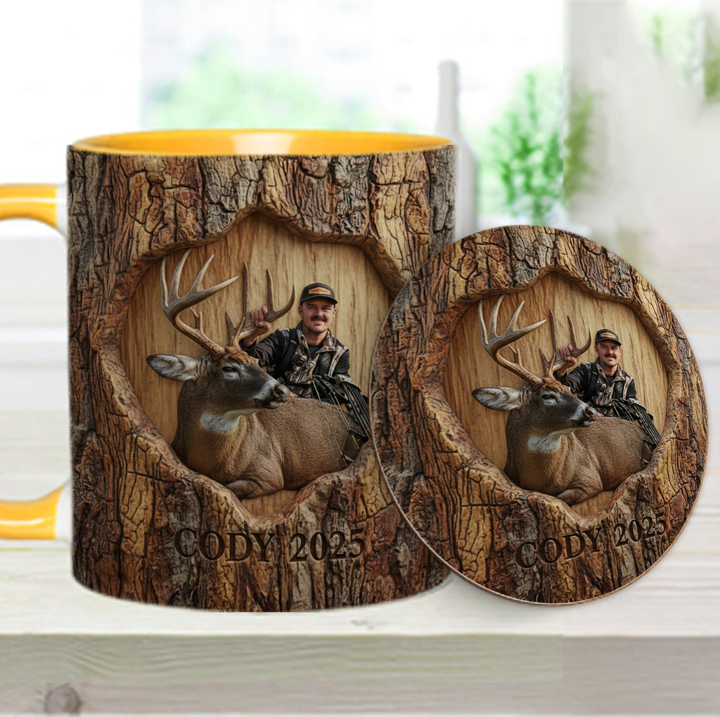 Custom From Any Photo - Personalized Hunting Accent Mug & Coaster