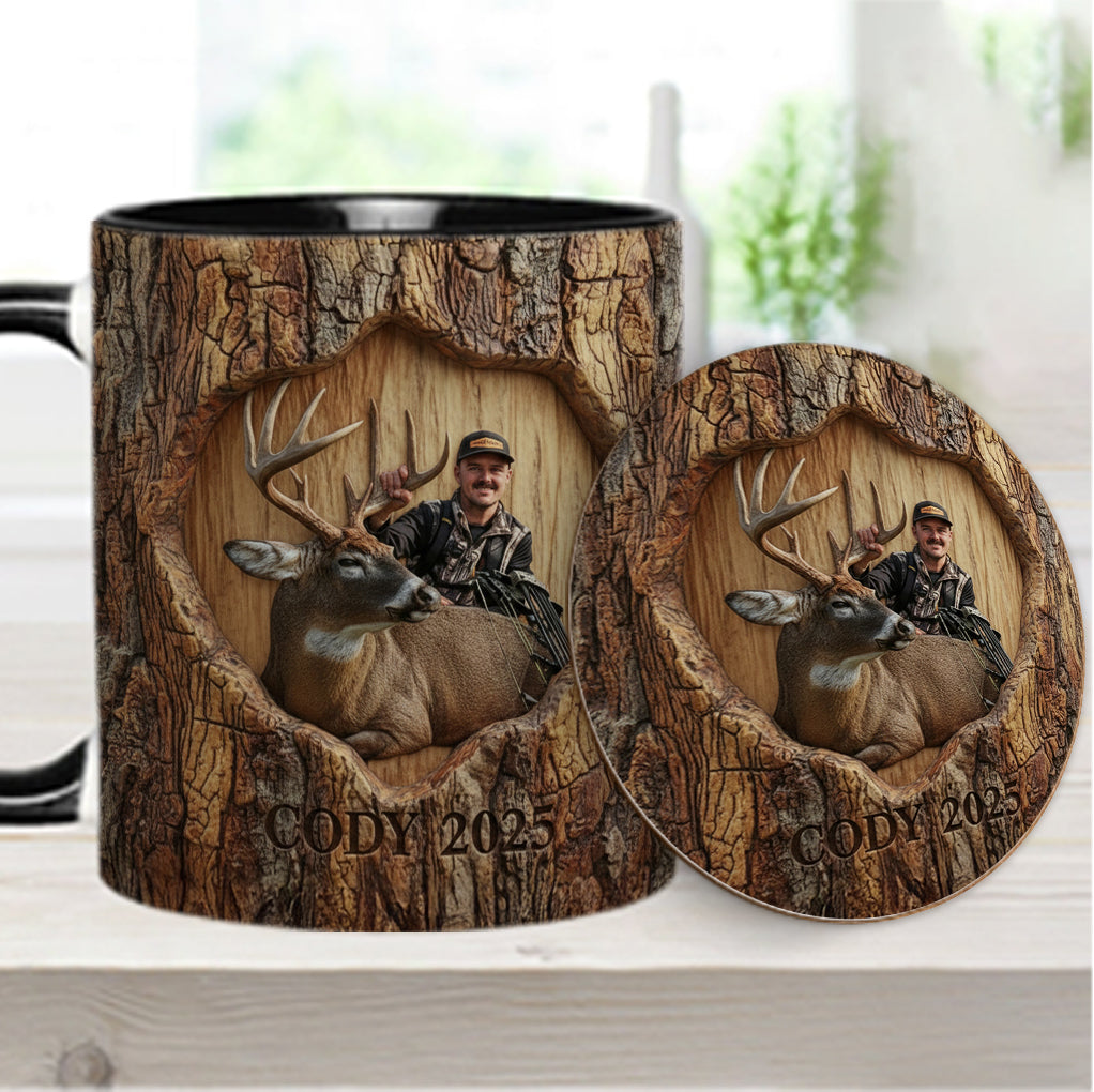 Custom From Any Photo - Personalized Hunting Accent Mug & Coaster