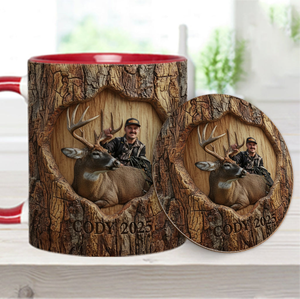 Custom From Any Photo - Personalized Hunting Accent Mug & Coaster