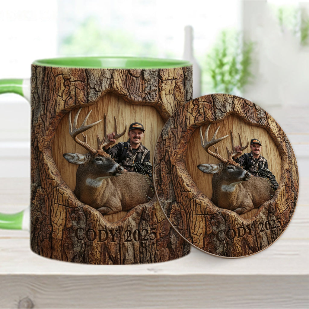 Custom From Any Photo - Personalized Hunting Accent Mug & Coaster