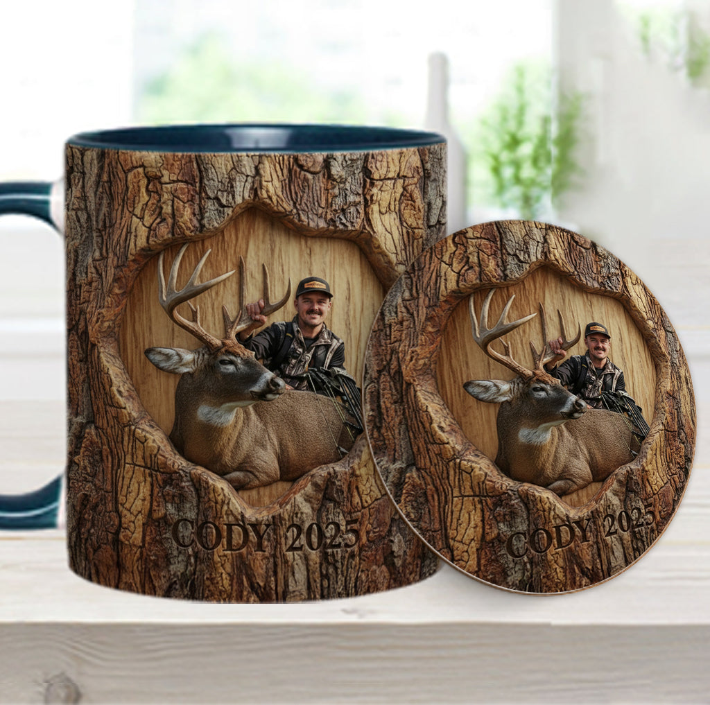 Custom From Any Photo - Personalized Hunting Accent Mug & Coaster