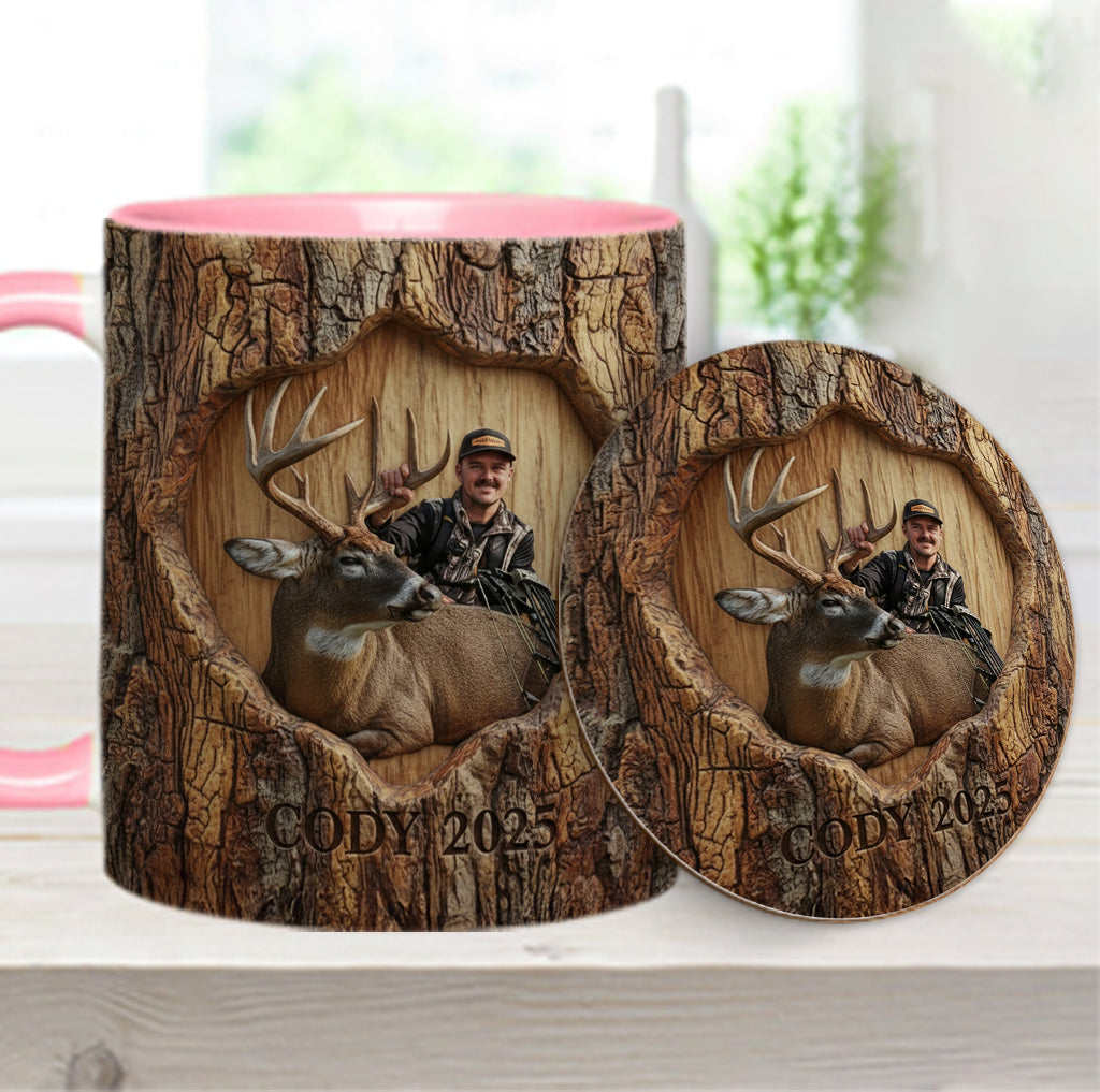 Custom From Any Photo - Personalized Hunting Accent Mug & Coaster