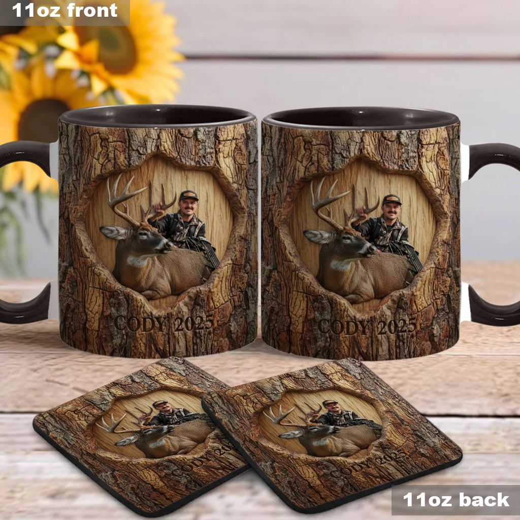 Custom From Any Photo - Personalized Hunting Accent Mug & Coaster