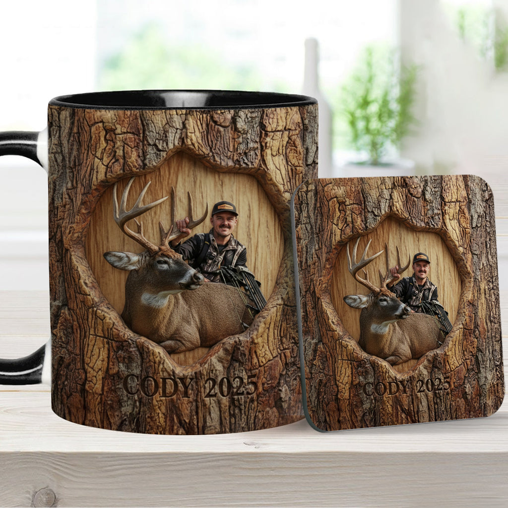 Custom From Any Photo - Personalized Hunting Accent Mug & Coaster