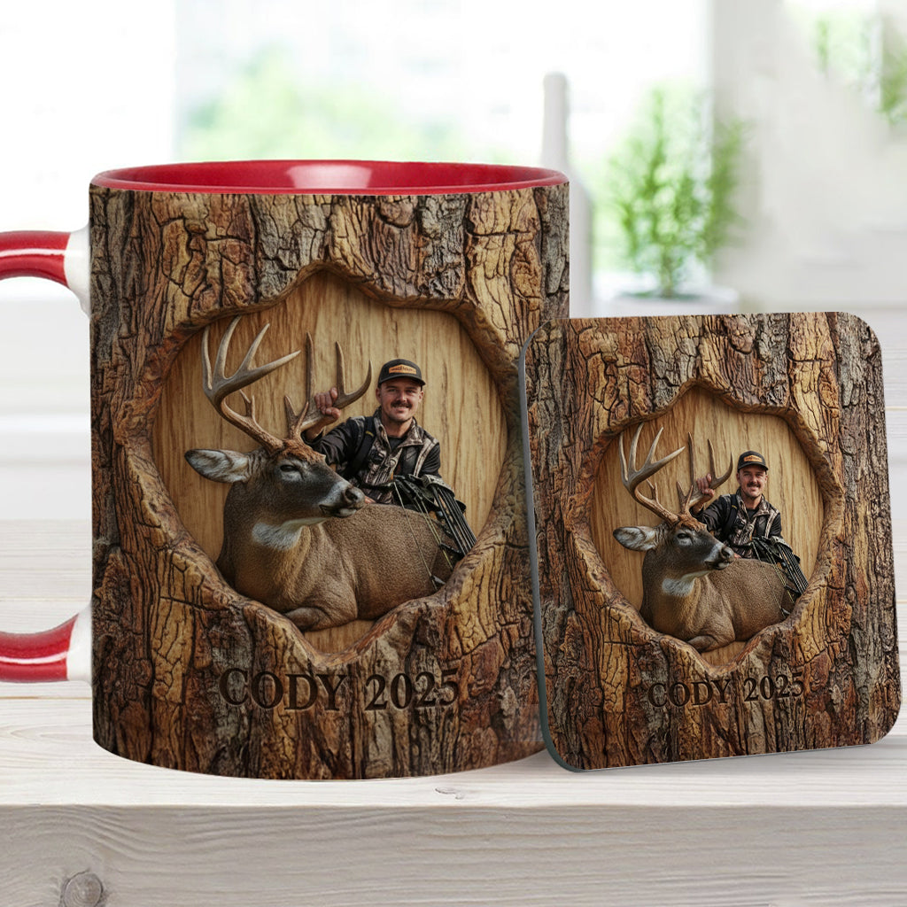 Custom From Any Photo - Personalized Hunting Accent Mug & Coaster