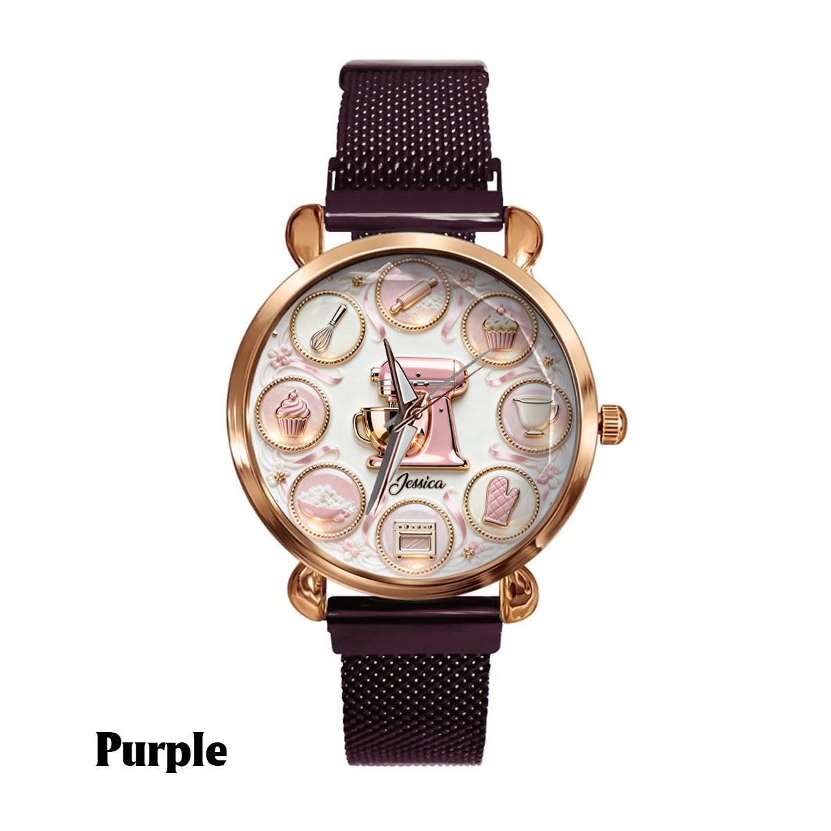 Love Baking - Personalized Baking Women Hand Watch
