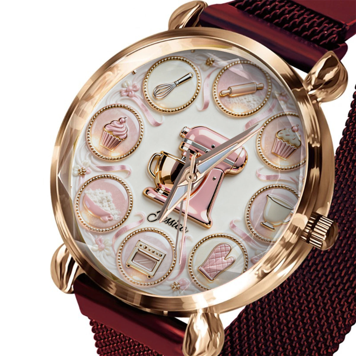 Love Baking - Personalized Baking Women Hand Watch