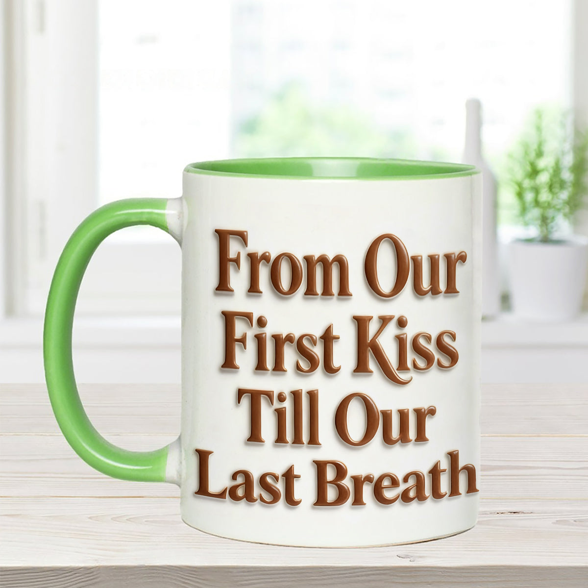 Custom From Any Photo - Personalized Couple Set Accent Mug with Acrylic Stirrers