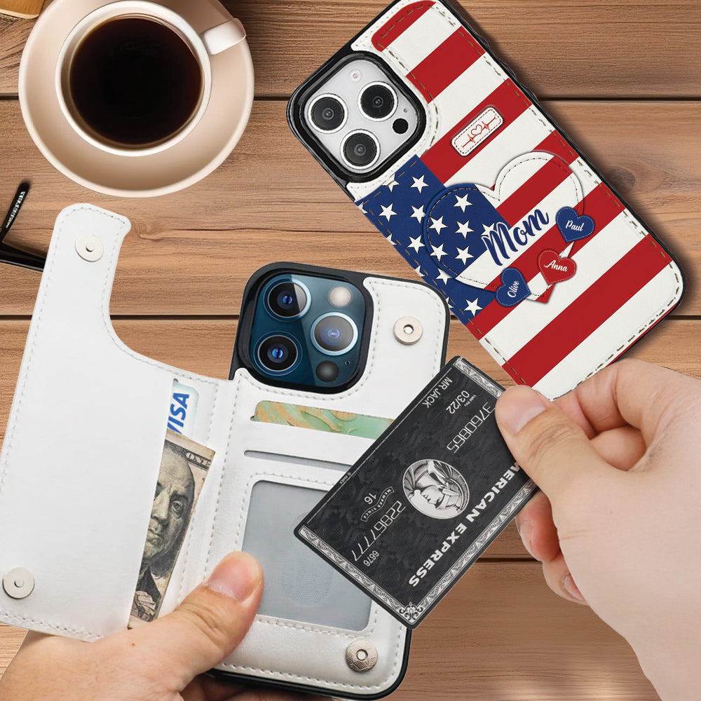 Happy 4th Of July - Personalized Independence Day/ 4th of July Foldable Wallet Phone Case