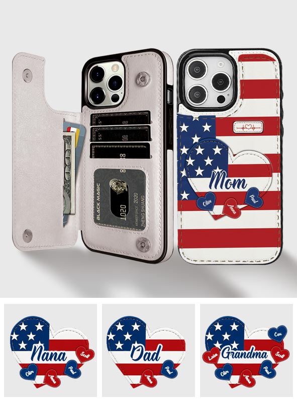 Happy 4th Of July - Personalized Independence Day/ 4th of July Foldable Wallet Phone Case