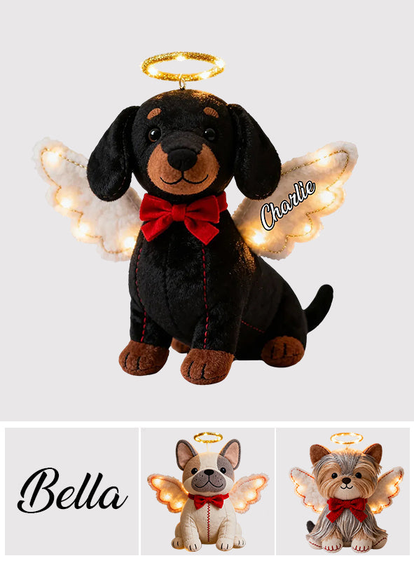 Merry Christmas - Personalized Dog LED Light Tree Topper