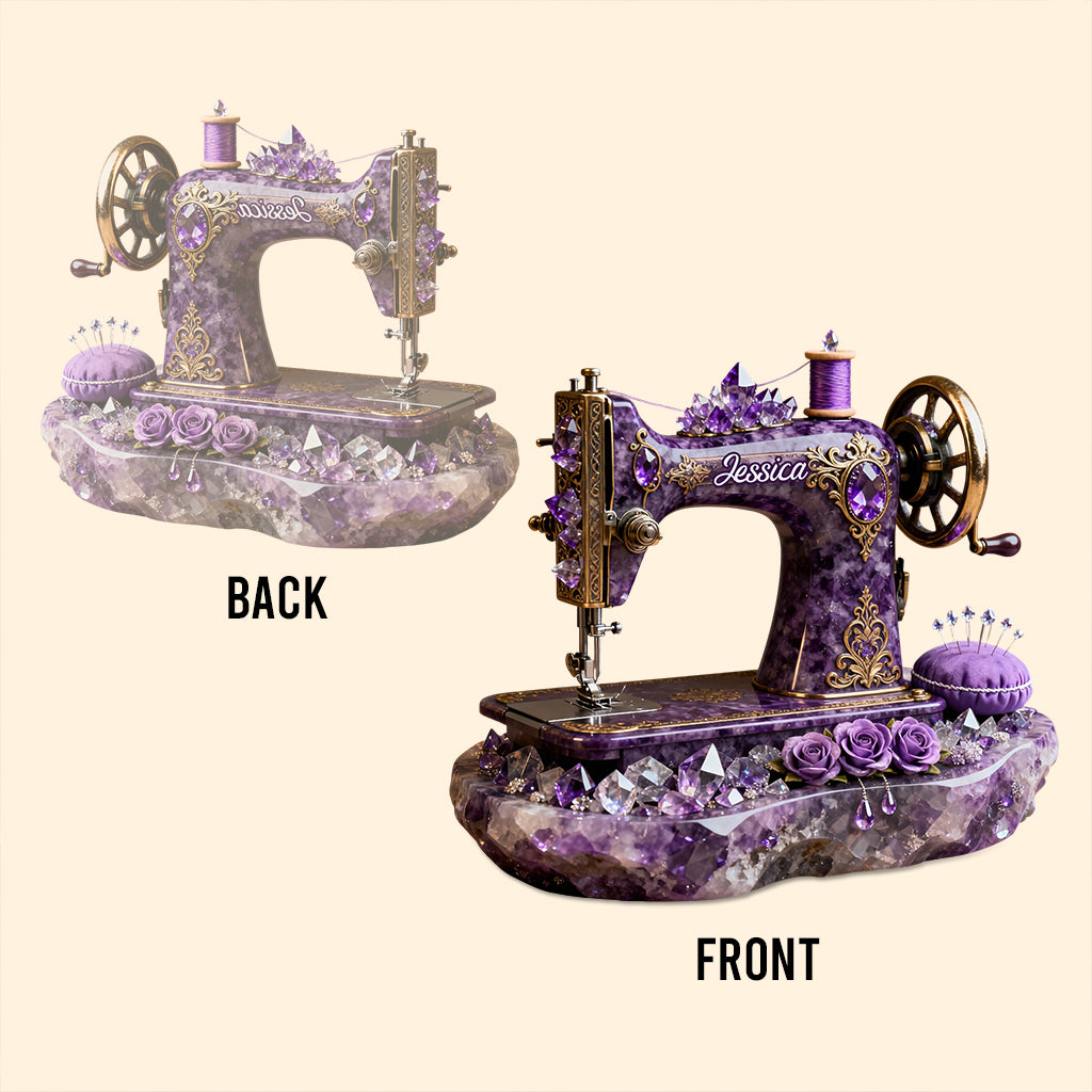 Perfect Gift For Sewing Lovers - Personalized Sewing Custom Shaped Acrylic Plaque