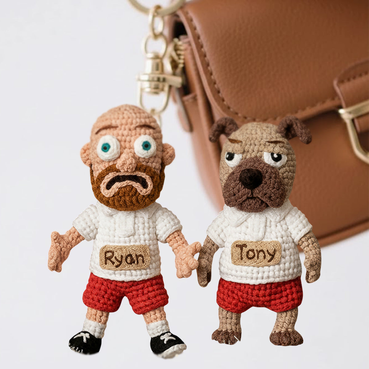 Merry Furry Christmas - Personalized Dog Handmade Crochet Ornament