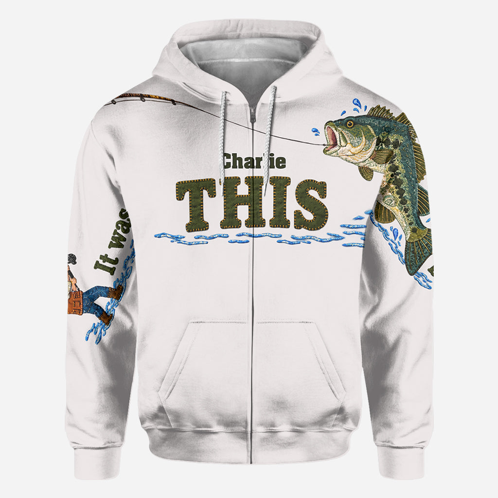 Ask Me How Big It Was - Personalized Fishing All Over Shirt