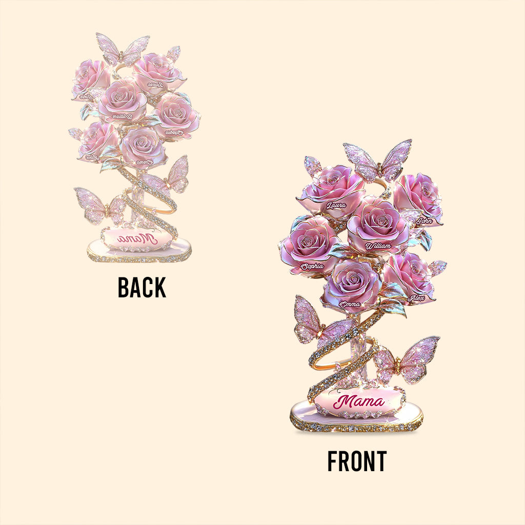 My Garden Gift For Mom, Grandma,... - Personalized Mother Custom Shaped Acrylic Plaque