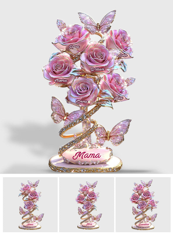 My Garden Gift For Mom, Grandma,... - Personalized Mother Custom Shaped Acrylic Plaque