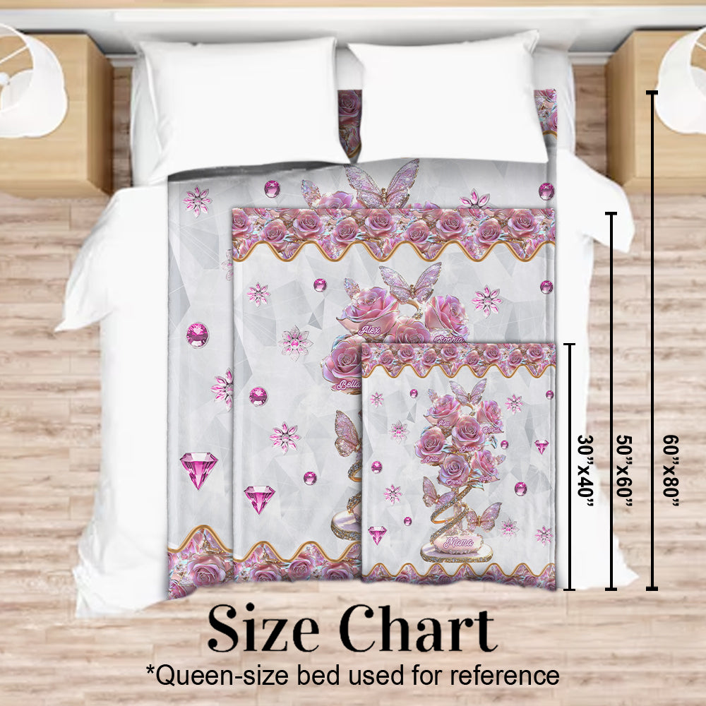 My Garden Gift For Mom, Grandma,... - Personalized Mother Blanket